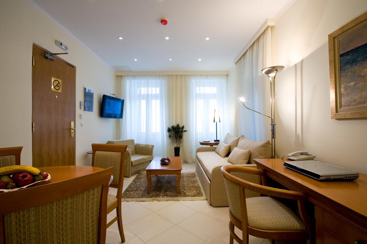 Andria Suites Andros Town Bagian luar foto